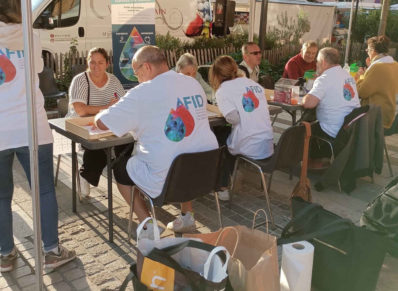 Stand de dépistage de l'AFID à Montauban